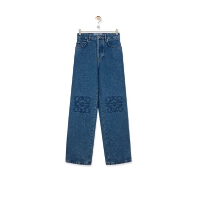 LOEWE ANAGRAM BAGGY JEANS IN DENIM H526Y11WA6